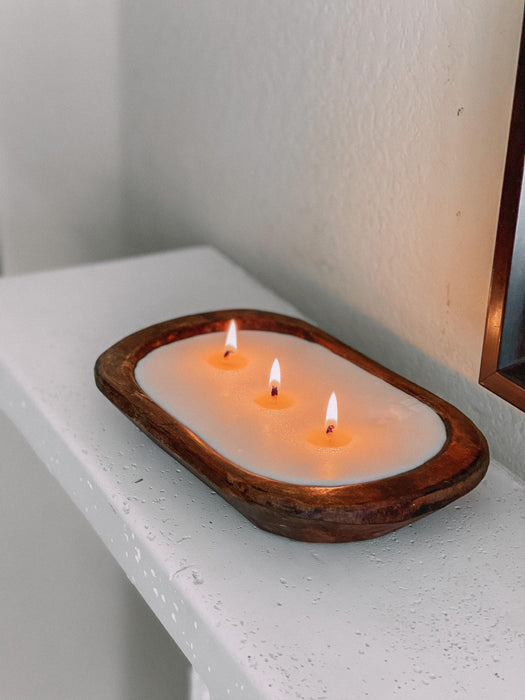 9" Pure Soy Dough Bowl Candle