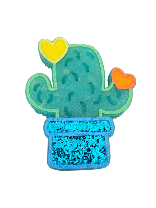 Cactus With Hearts Car Freshie